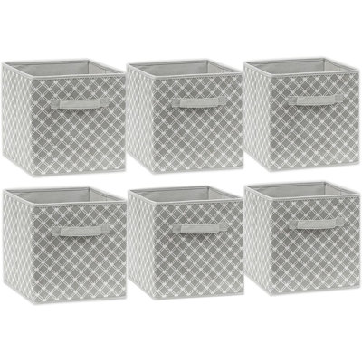 Ensemble de bacs de rangement en tissu