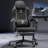Dowinx Gaming Chair With Pocket Spring Cushion And Massage Lumbar Support, Ergonomic Computer Chair With Footrest For Adults, High Back Leather Game Chair For Office Gaming 300lbs-1538474855