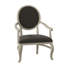 Oakland Upholstered King Louis Back Arm Chair-1924215283-1924188350
