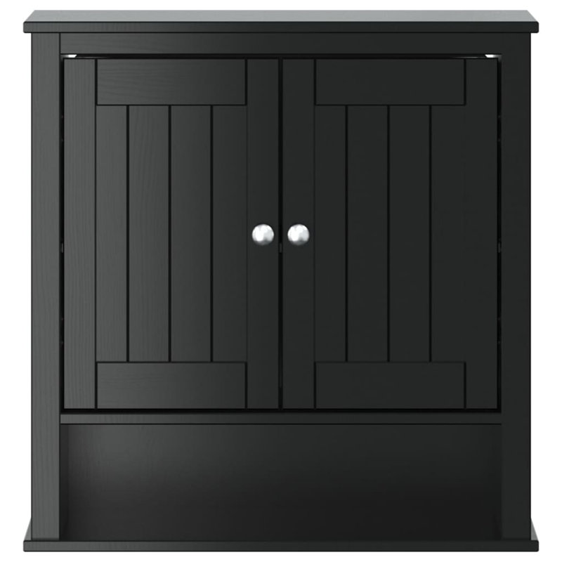 Amiyrah Wall Bathroom Cabinet, Black