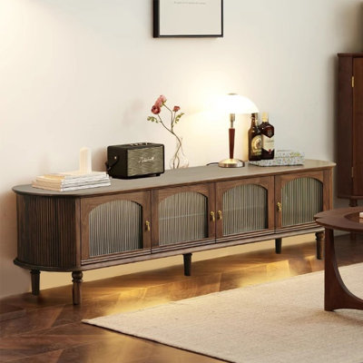 European style retro living room TV stand
