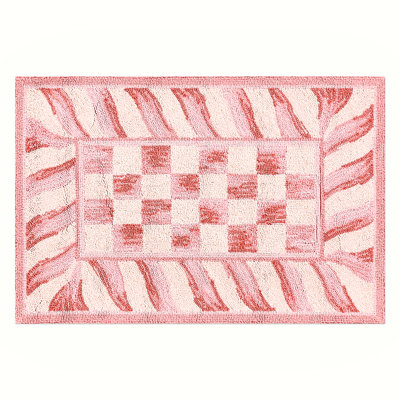 Rosy Check 2'6" X 8' Rug