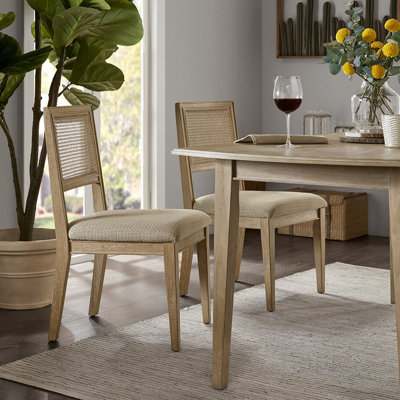 Ensemble de 2 chaises sans accoudoirs