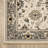Abena Traditonal Bordered Beige/ Grey Wool Blend Area Rug-1564531096