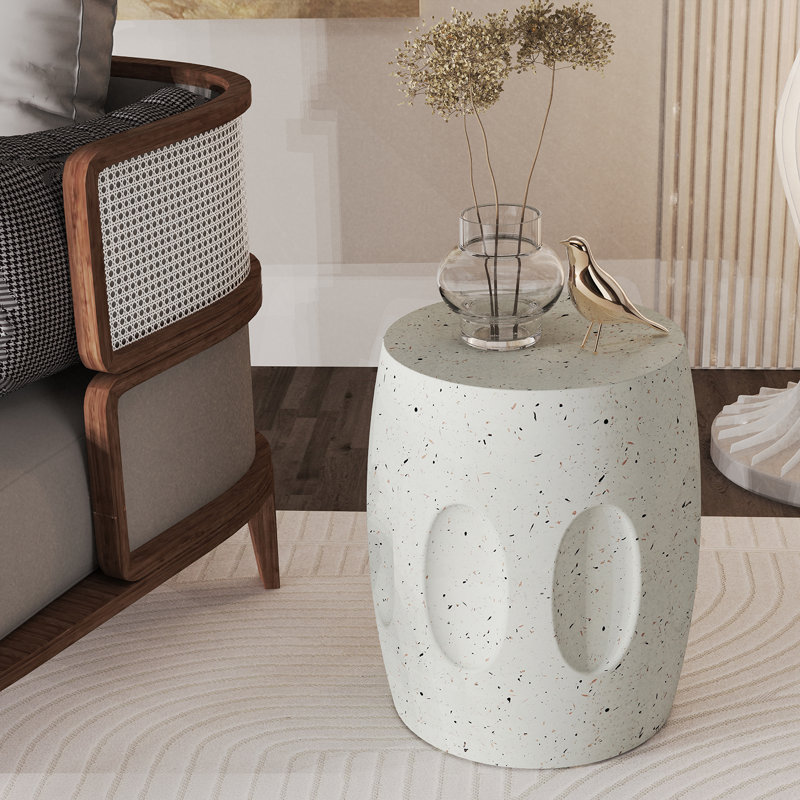 Eswin Concrete Top End Table