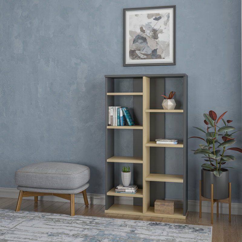 Gjylferije Bookcase, Oak/Anthracite