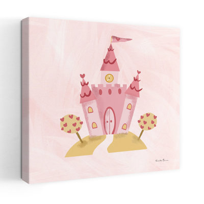 Jolie princesse château fantaisiste, architecture abstraite, art contemporain