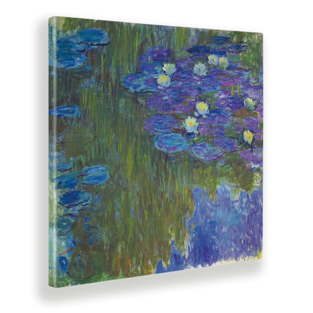 Wandbild Water Lilies and Flowers von Claude Monet