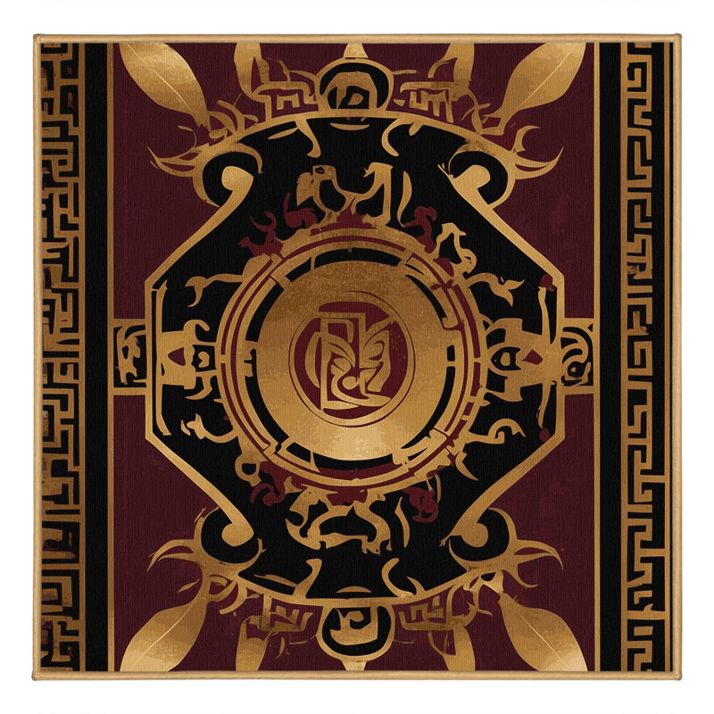 Eternal Acanthus Rug, Square 5'