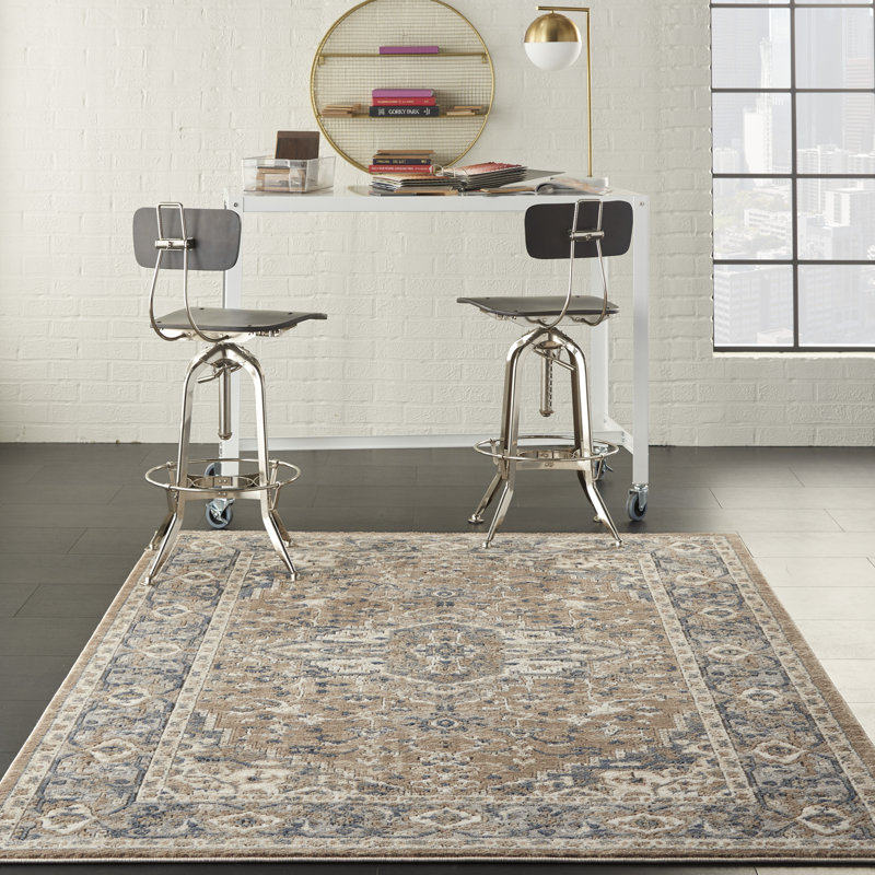 Tapis beige Freeda, Rectangle 3 pi x 5 pi
