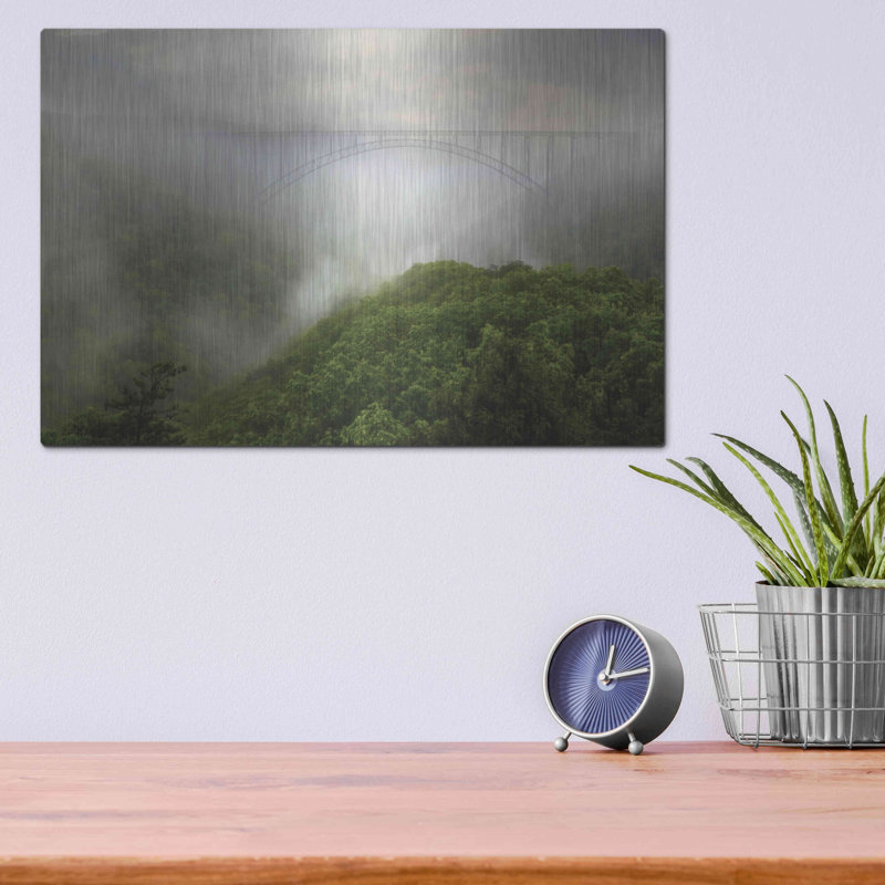 «New River Gorge Bridge» par Lori Deiter, H 12 po x l 16 po