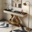 Console légère en métal de style luxueux.-129577569