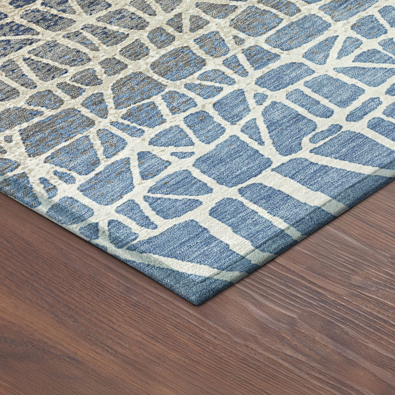 Machine Washable Indoor/Outdoor Chantille ACN2404 Geometric Rug, Rectangle 8' x 10'