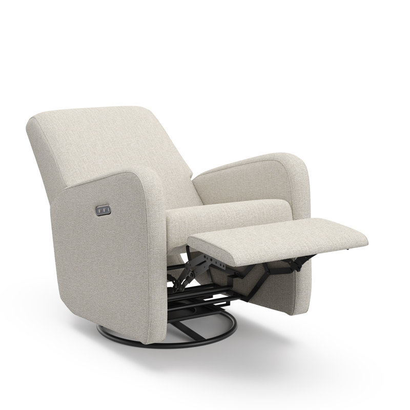Bellwood Power Recliner Swivel Glider, Dune Basketweave