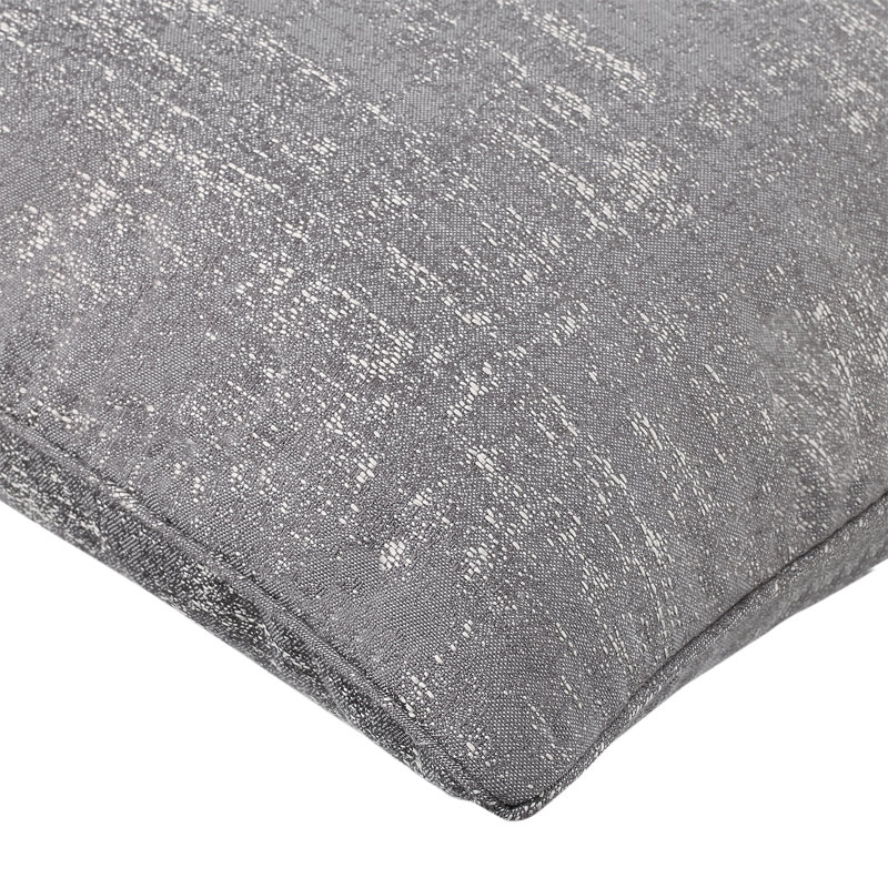 Solent Square Throw Cushion With Filling, Graphite