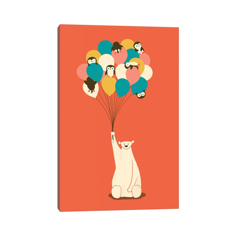 Penguin Bouquet by Jay Fleck - Wrapped Canvas Print, 30.48cm H x 20.32cm W x 1.905cm D