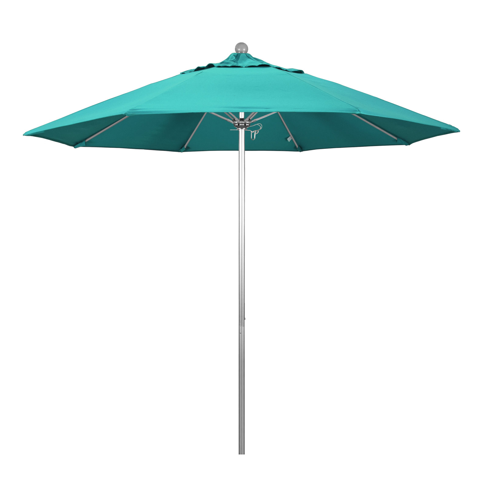 Maria 108'' Sunbrella® Outdoor Umbrella, Canvas Aruba Sunbrella® Canvas, Silver