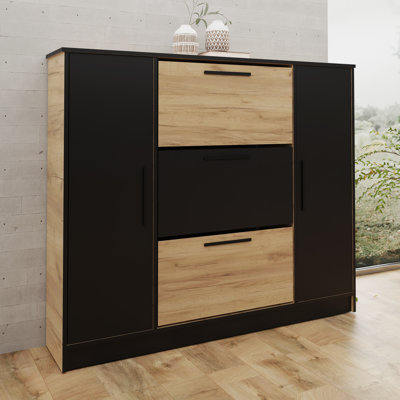 Bertolino 3 Pair Shoe Storage Cabinet