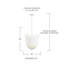 Luminaire suspendu urne 4 lumières -19741642