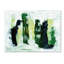 « abstract 1 green », impression sur toile tendue-21856672
