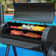 Free-standing 36” Barrel Charcoal Grill w/ Offset Smoker 941 sq. in for Camping, Backyard Cooking