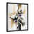 Impression noire sur toile encadrée sélectionné