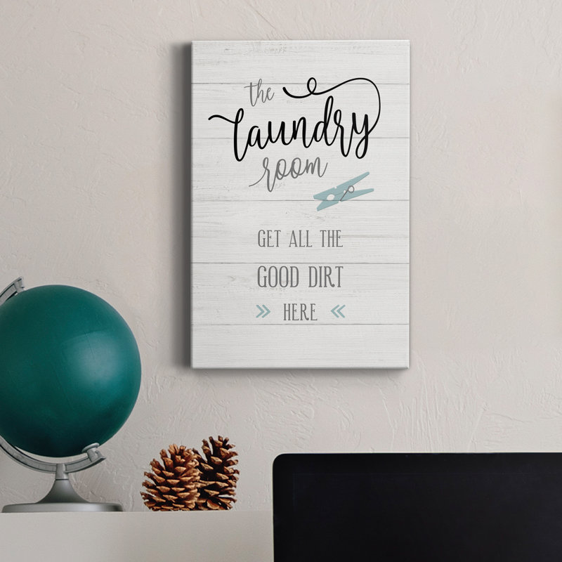 «Good Dirt», art textuel sur toile tendue, H 18 po x l 12 po x P 1 po