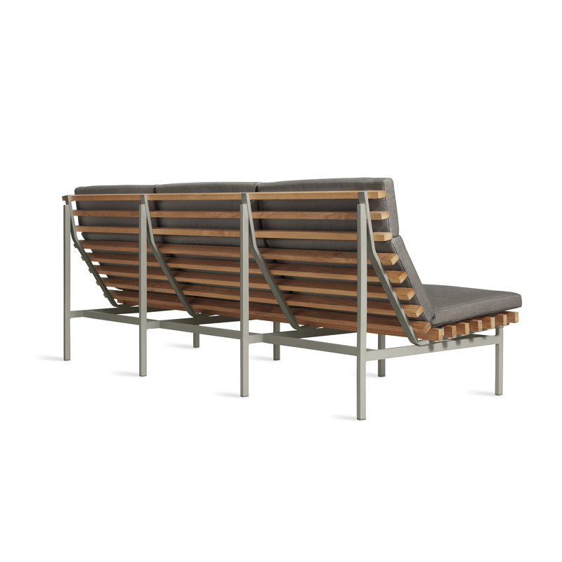 Perch Outdoor 3 - Seat Patio Sofa, Toohey Charcoal, Charcoal