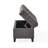 Living Room In Gray Fabric With Storage Feature - 50.15d X 20.2w 18.30h For Home-727626083