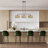Goldiemesh English Bronze Extra Large Linear Chandelier