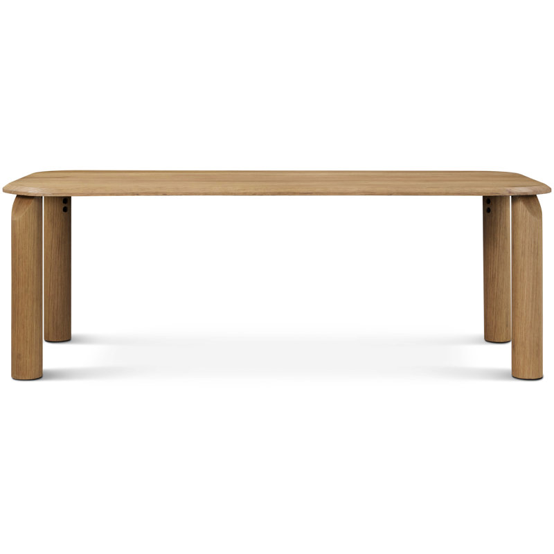 Vienna Dining Table, Natural, 30" H x 86.61" L x 39.37" W