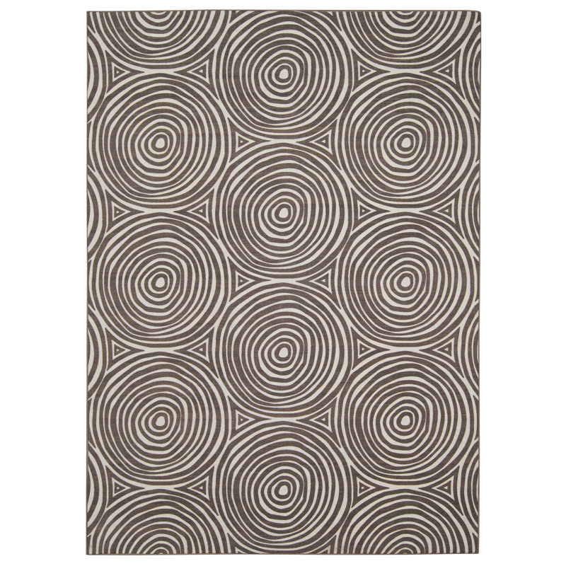 Tapis intérieur / extérieur Kivett, Rectangle 5 pi x 7 pi