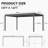 Domi Patio Outdoor Aluminum Louvered Pergola-128832044-128832043