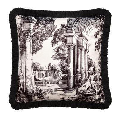 Laurence Llewelyn-Bowen Vista Filled Cushion Monochrome