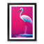 Neon Flamingo - Wall Art-749646593-749646622