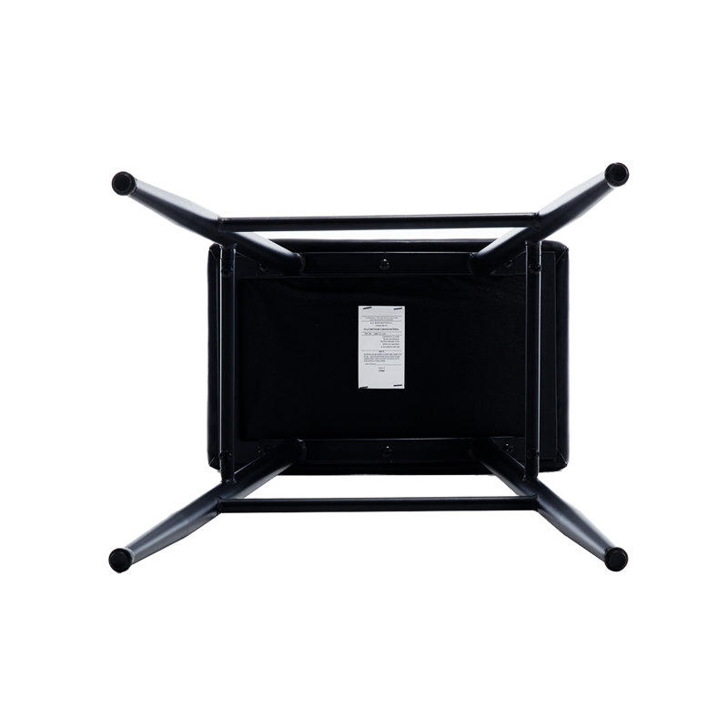 Ensemble de 2 tabourets de bar Angela, Tabouret de bar (siège d'une hauteur de 30,7 po), Noir, noir, noir, noir, 2