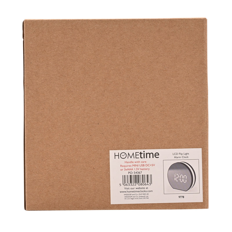 Analog Quartz Movement / Crystal Alarm Tabletop Clock