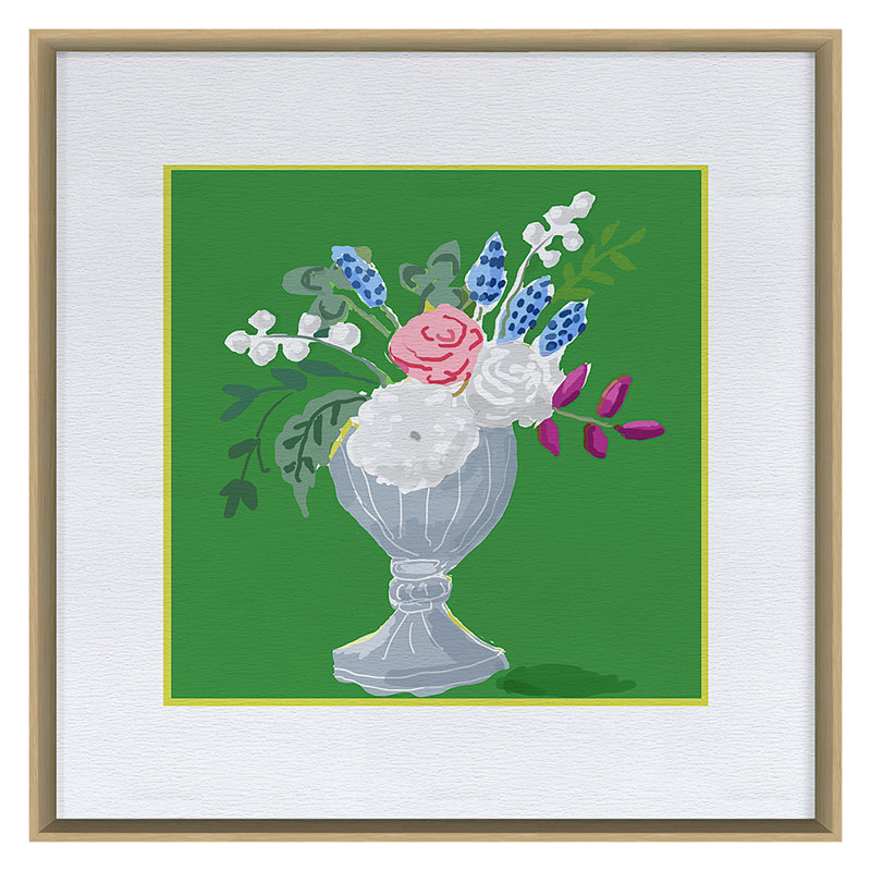 Vase 4 Print by Dana Gibson, Maple, 50" H x 50" W x 1.63" D