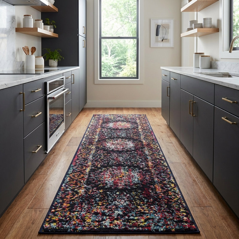 Ornate Lamotte Indoor/Outdoor Area Rug, Rectangle 5'3" x 7'1"