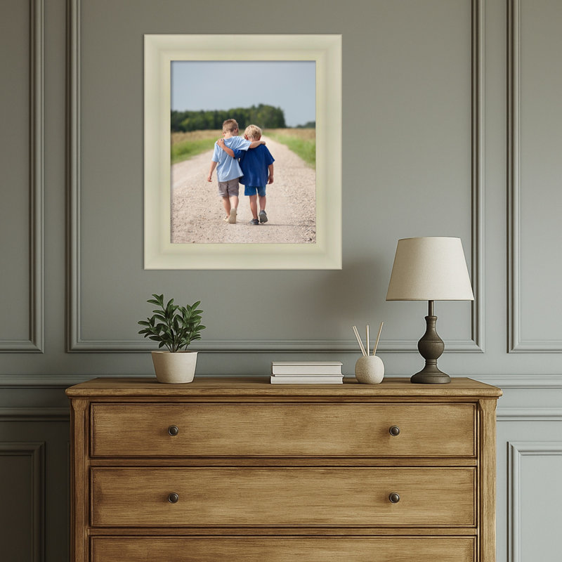 Cadre photo en bois Oliver, 16 x 20, Oliver Warm Silver