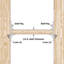 Chevilles de support en plastique autobloquantes Prime-Line, plastique-80862363