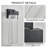 18"(H) 1-Pack 12W Modern Outdoor Wall Light Fixture, Weatherproof LED Wall Sconce With Bubble Crystal, Black Finish, Up And Down Lighting For Porch, Patio, And Garden