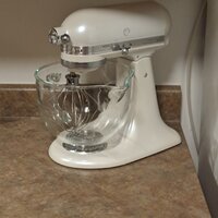 KSM155GBSR Kitchenaid Artisan® Design Series 5 Quart Tilt-Head Stand Mixer  with Glass Bowl