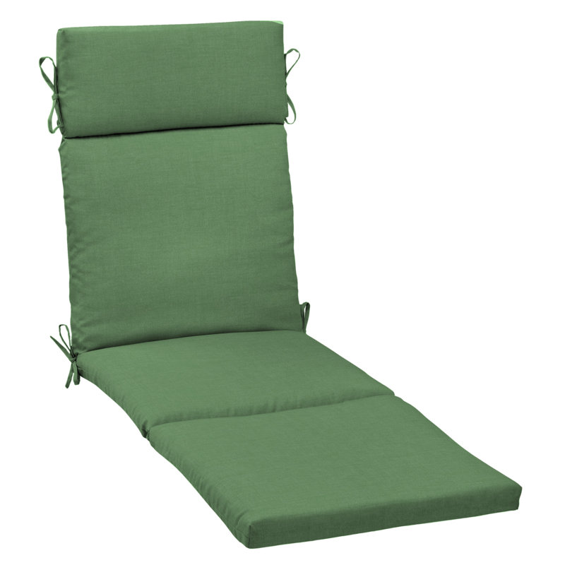 ARDEN Outdoor Chaise Lounge Cushion, Moss, 2.5" H x 21" W x 42.5" D