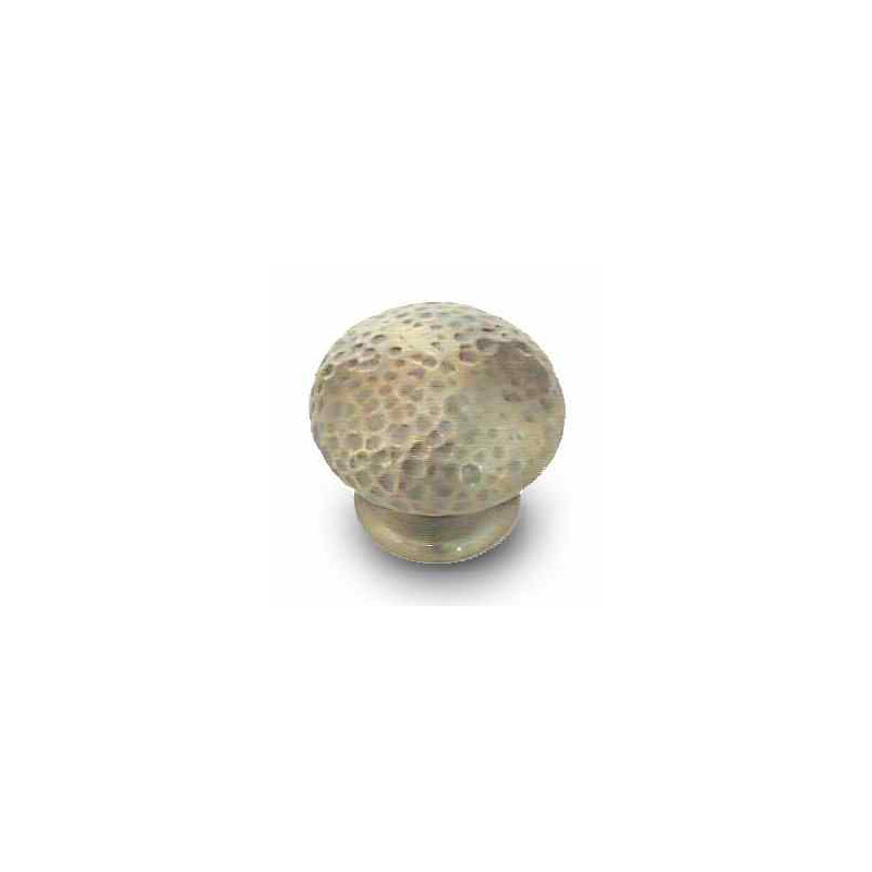 (Paquet de 5) Poignée martelée 1-3 / 8 po bronze antique