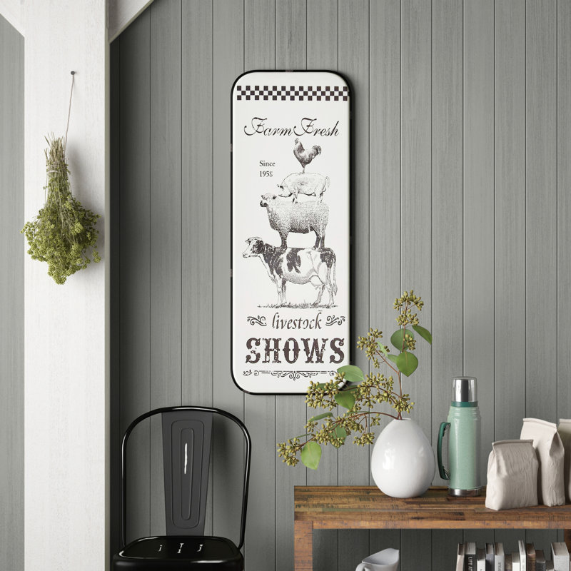 Farmhouse Landscape & Nature Wall Decor on Metal