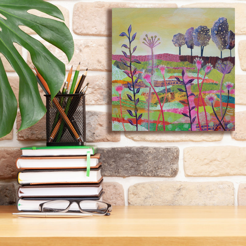  «The Prairies Are Proud Big» par Bebe Keith, art mural sur toile, 12 po x 12 po