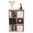 Wooden 3-Tier Bookcase Book Shelf Display Storage Shelf With 6 Compartments White-1249902281