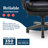 La-Z-Boy Harnett Big and Tall Executive Office Chair, Ergonomic High-Back Chair with Solid Wood Arms, ComfortCore with Memory Foam Cushions, Bonded Leather-39420202