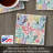 Coral Collection Single Tumbled Tile Coaster Create Your Own Set